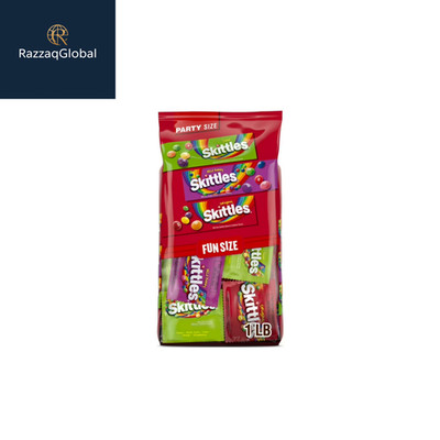Skittles Original, Wild Berry & Sour Fun Size Chewy Candy, Party Size - 26.46 oz