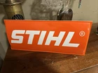 Vintage Sthil Polycarbonate Retail Sign