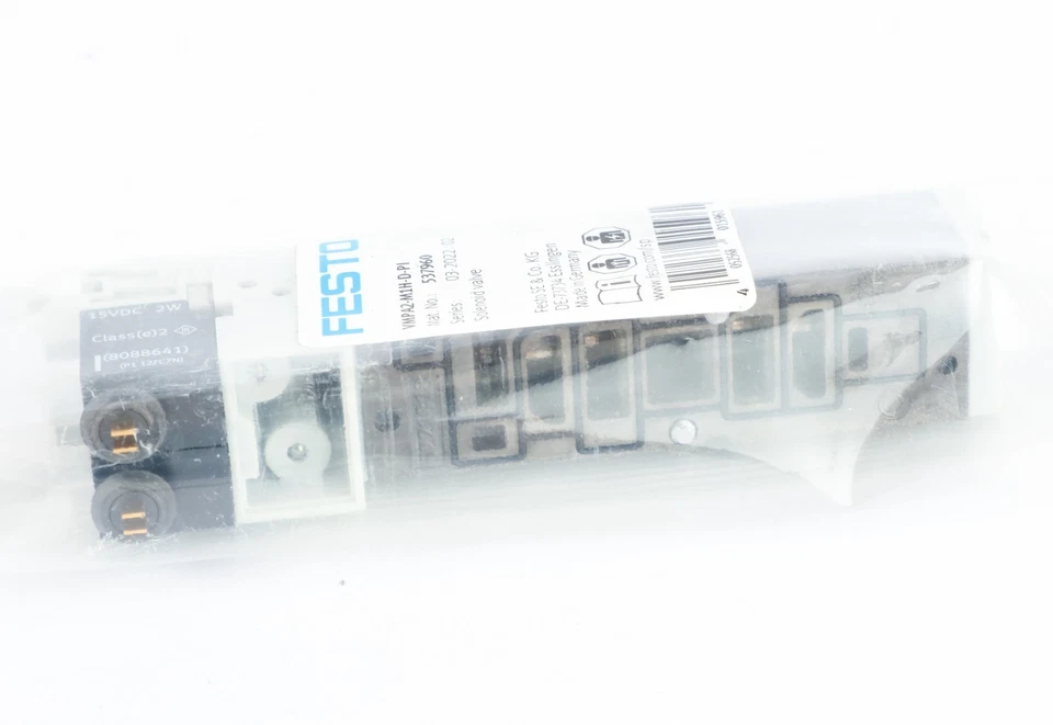 Festo VMPA2-M1H-D-PI 2/2 Way Pneumatic Directional Control Solenoid Valve, NC - Image 3 of 4