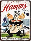 Hamms Beer Bear Twins 8x12 Vintage Retro Tin Metal Signs Home Décor Wall by PaBo