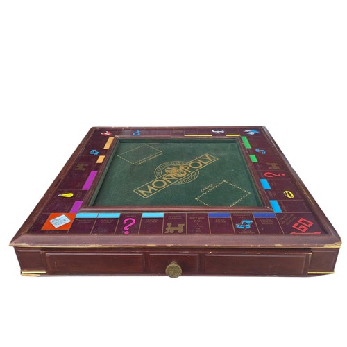 1991 Franklin Mint Monopoly Collectors Edition NUR Holzbrett & Schublade - Bild 3 von 11