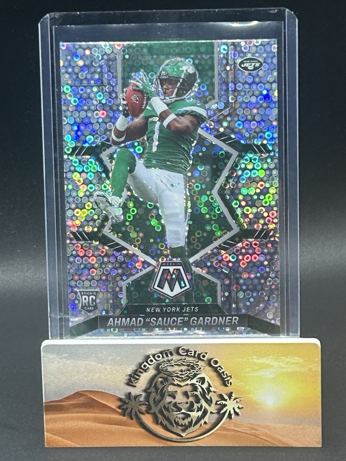 🚨2022 Panini Mosaic #335 Ahmad "Sauce" Gardner Rookie No Huddle RC Jets (SP)🚨