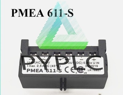 PMEA 611-S UIN AC 600V OUT DC 0.45 I Max 2.5 ADC LR 76927 Motor Brake Rectifier