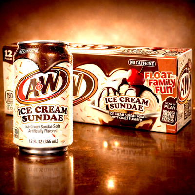 (0,49 EUR/100ml) A&W Ice Cream Sundae USA 12x0,355ml (inkl. Pfand) ANGEBOT MHD