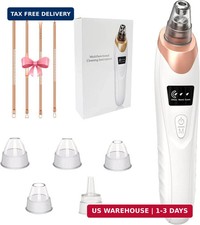 2026 Blackhead Remover Pore Vacuum,Facial Pore Cleaner-5 Suction Power,5 Probes,