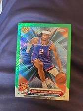 SHAI GILGEOUS-ALEXANDER GREEN LOGOFRACTOR - 2025 TOPPS CHROME #53
