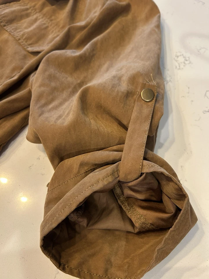 Chaqueta Umgee Ligera Damas XL Marrón Gamuza Nueva Sin Etiquetas Elegante Informal Foto 3 de 4