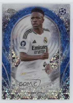 2024 UEFA Club Competitions Blue Refractor 62/150 Vinicius Junior Vini Jr 1n2k