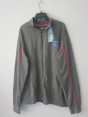 PSG Paris Saint-Germain Mock Neck Full Zip Jacket XXL NWT Navy Soccer Track Jckt