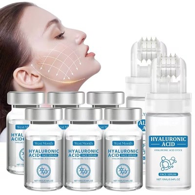 8 pc KIT Micro Infusion FILL WRINKLES roll needle stamp HA Collagen Elastin Aloe