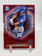 2026 Bowman Scouts Top 100 Carson Benge #BTP-20 Red Refractor /5 RC Mets 🔥🔥