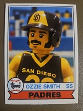 Custom Lego Baseball Card - Ozzie Smith