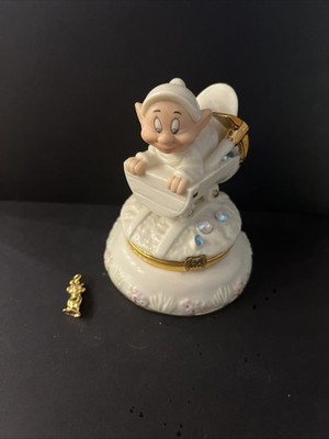 Disney Lenox Treasures Dopey Treasure Box with Charm