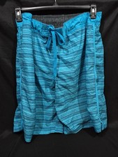 OP Ocean Pacific Men's Swim Trunks L/G 36-38 Drawstring Lined 22" Beach Pool