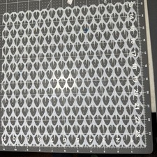 DRAGON Fish SCALES AIRBRUSH Paint STENCIL 12 reusable High Quality Scale Art