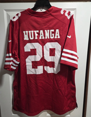 ユニフォーム San Fransisco 49ers NFL Jersey Hufanga New W/DEFECTS Nike Talanoa Hufanga San Francisco 49ers NFL Game