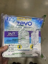Zevo Plug-In Fly Trap 2 Plug-in Bases 2 Cartridges Blue UV Light -VALUE 2 PACK