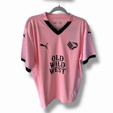 Palermo FC Home SoccerJersey 2024/25 Pink Puma DryCell Replica Men’s Large L NWT