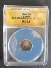 1960 SILVER 10 CENTS ANACS GRADED MS63 CANADIAN DIME