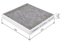 Bosch Filter, Innenraumluft 1 987 432 368 FüR BMW