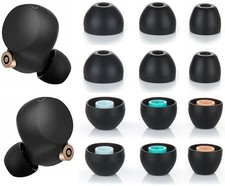 Silicone Ear Tips for Sony XBA MDR WF Earphones, with WF-1000XM4,1000XM3, C50...