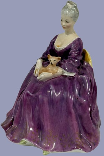 Royal Doulton “Charlotte” Figurine HN2421 – Lady with Dog – 1972–1986 - Picture 6 of 8
