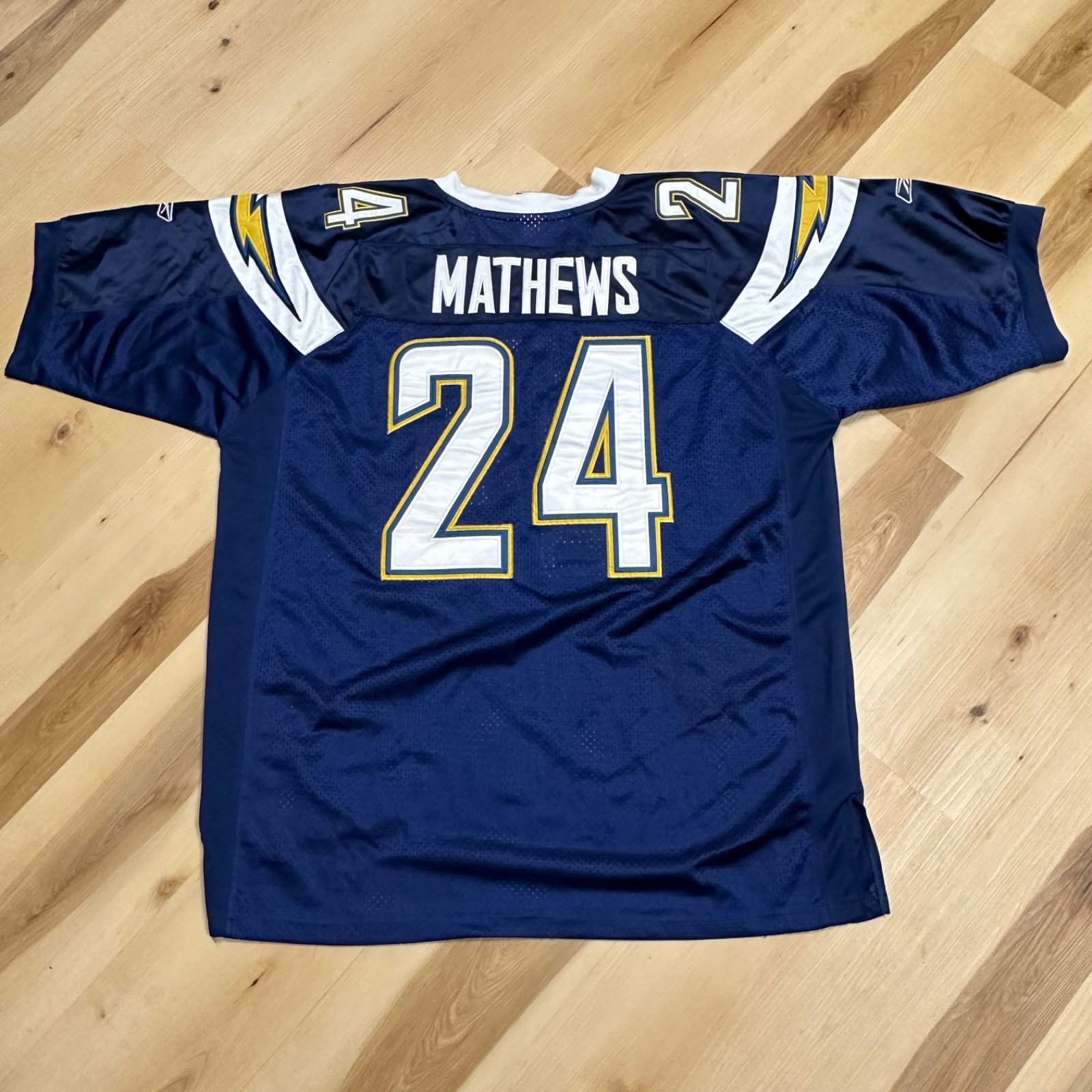 Men's San Diego Chargers Ryan Matthews #24 Reebok Stitched Jersey Authentic 54 thumbnail 16