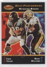 2000 Bowman's Best Best Performers Fred Taylor Ricky Williams #99 11pj