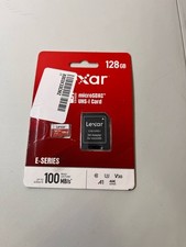 Lexar 128GB microSDXC UHS-I V30 A1 Memory Card  Adapter   100MB/s Read