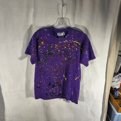 Unisex Small Purple T Shirt With Unique Street Wear Art Timothy Designs