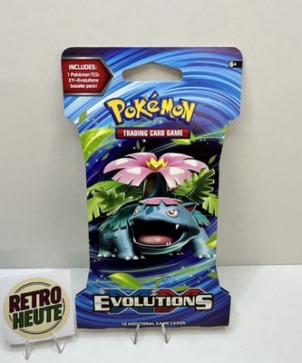 Evolutions - XY - Sleeved Booster Pack - Pokemon TCG - OVP English NEW & SEALED