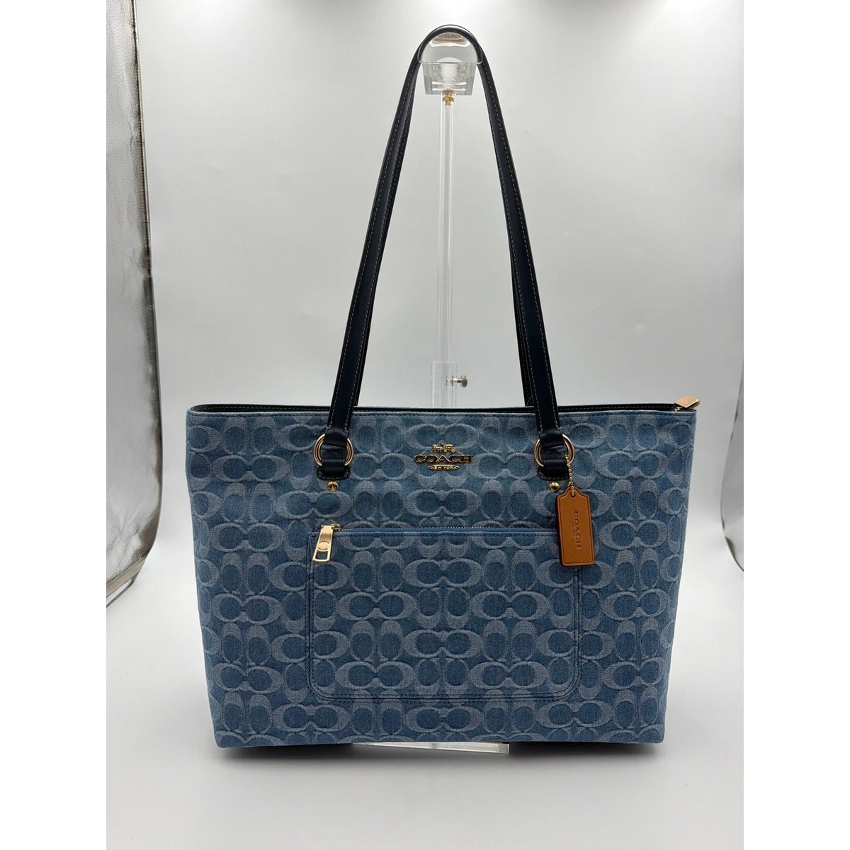 Coach Denim Exterior Tote Bags & Handbags for Women for sale | eBay