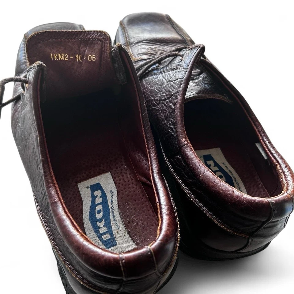 IKON Original Marrón Krombie Retro Mod Todo Cuero Brogue Zapatos 9.5 SKU 6986 - Imagen 3 de 4