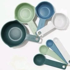 Food52 Measuring Cups & Spoons Set Multicolor BPA-Free Nesting Kitchen Tools