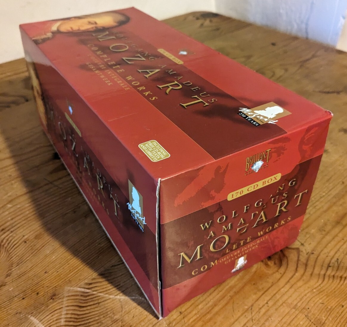 Wolfgang Amadeus Mozart – Complete Works (170 CD Box Set