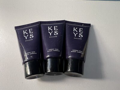 3-Keys Soulcare Harmony Skin Mask Manuka Honey & Charcoal Travel 1.01 fl oz NEW