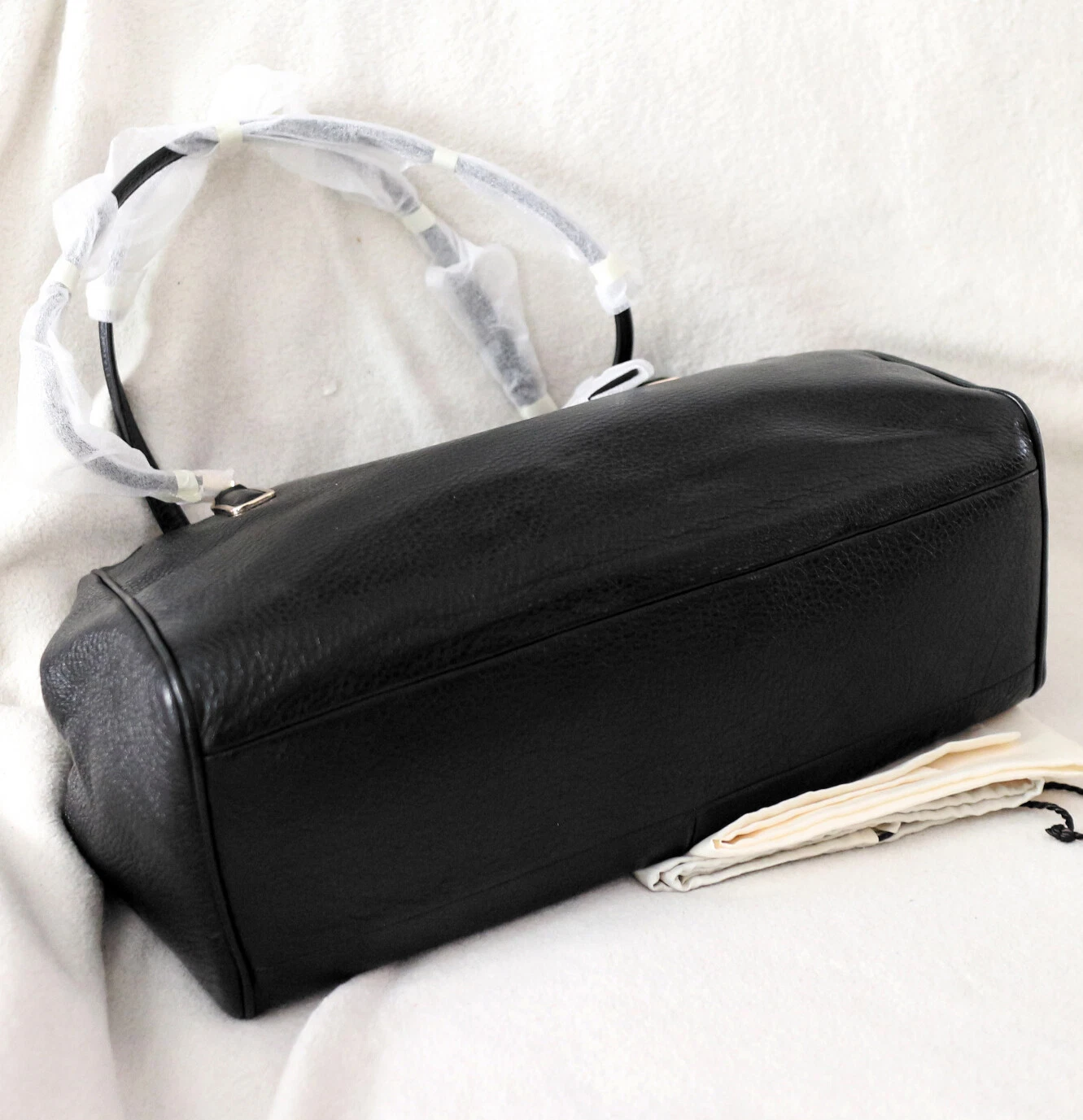 Borsa a tracolla Coach Madison Kimberly in pelle nera nuova con etichette nuova $398