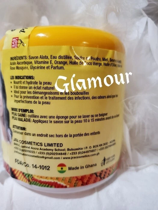 Jabón de baño JRA African Fresh oyigbo Alata con naranja y miel. 500gx1 Foto 2 de 2