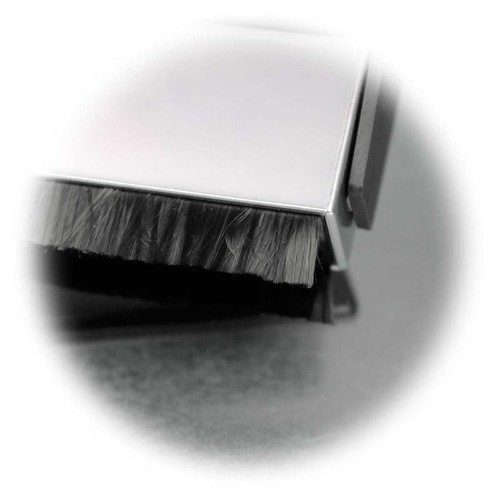 Dynavox doppelte Schallplatten Bürste Samtbürste / Carbonborsten Plattenbürste - Bild 4 von 5