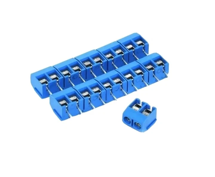 5x Printklemmen 2 polig Anschlussklemmen Leiterplattenklemmen Terminal Block  - Bild 2 von 4