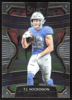 2019 743B Panini SELECT T.J. Hockenson Rookie Detroit Lions #38