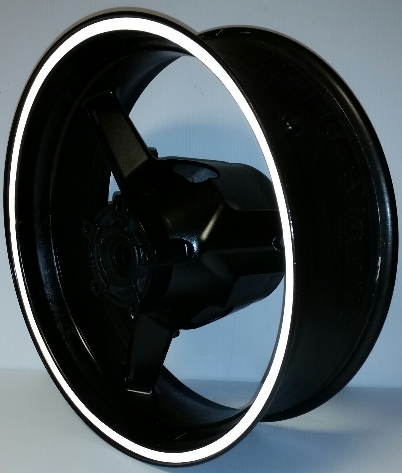 White 3M Reflective Wheel Stripes - Rim Stickers For Cars & SUVs, 20"-22" Wheels 7 thumbnail image