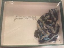 Vintage Native American Indian Beaded Beadwork Belt, 1870-1899