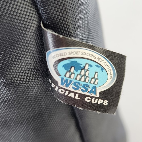 Speed Stacks Official Competition Cups WSSA Purple in Original Drawstring Bag - Picture 2 of 5