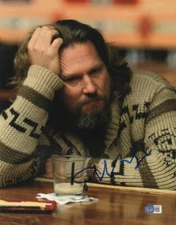 JEFF BRIDGES SIGNED 11X14 PHOTO THE BIG LEBOWSKI THE DUDE AUTOGRAPH BECKETT 1