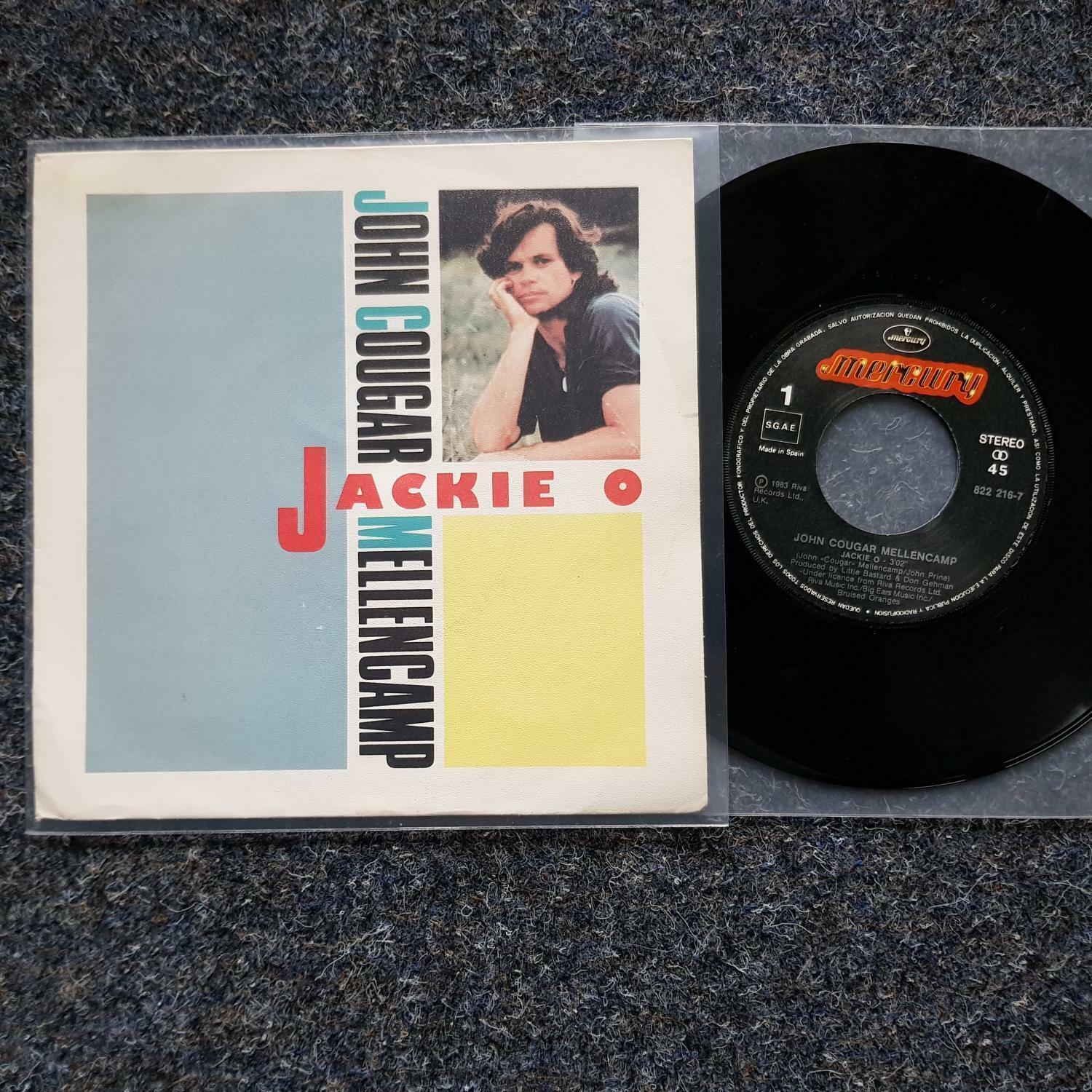 7"" Single Vinyl John Cougar Mellencamp - Jackie O SPAIN