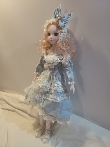 Muñeca estilo victoriano, zapatos de vestir 60 cm articulaciones móviles escala 1/3 BJD - Imagen 18 de 20