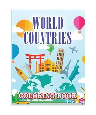 World Countries Coloring Book: Global Geography, United States Geography and Reg