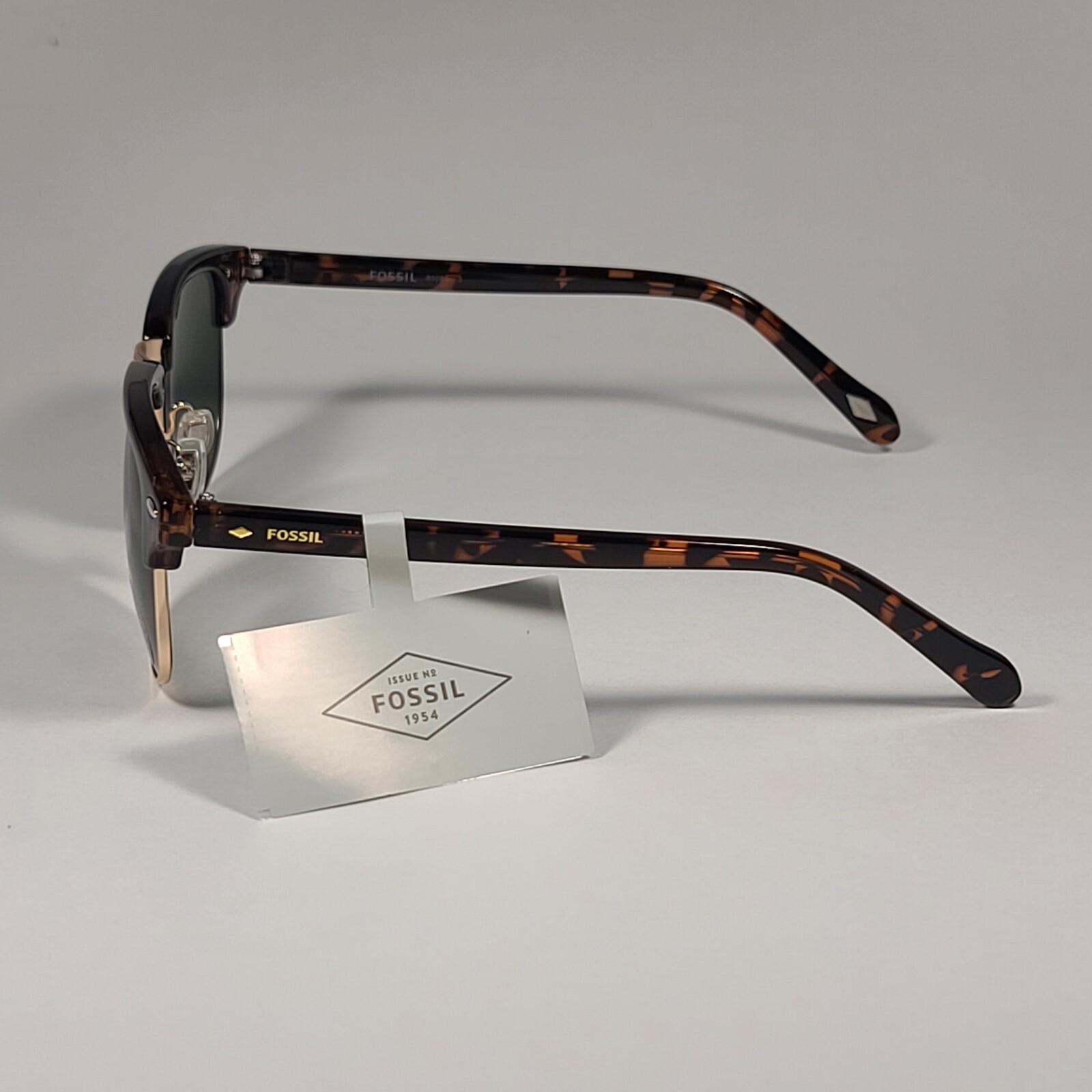 Fossil FM143 Mens Club Sunglasses Tortoise / Gold Frame Solid  