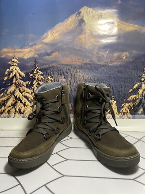 Forsake Womens  Green Leather Waterproof  Boot Size 10